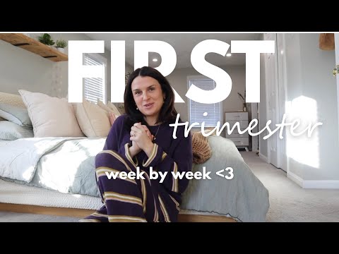 first trimester recap | pregnancy symptoms week by week + our TTC journey
