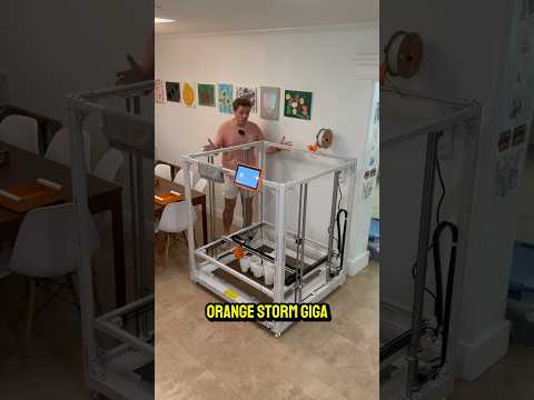 Orangestorm Giga by Elegoo just got here 4 days ago. “Huge” is an understatement. #3dprinting