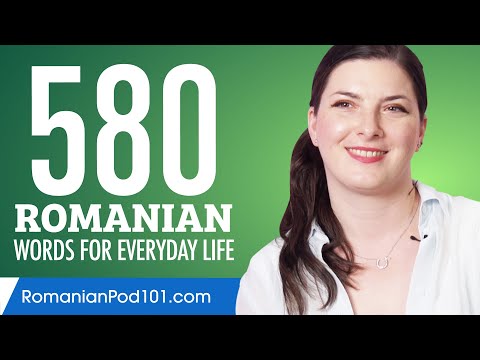 580 Romanian Words for Everyday Life - Basic Vocabulary #29