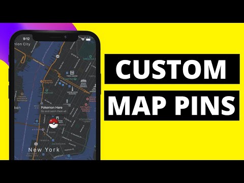 Swift: Custom Map Pin Annotations (2022, Xcode 12, Swift 5) - iOS Development