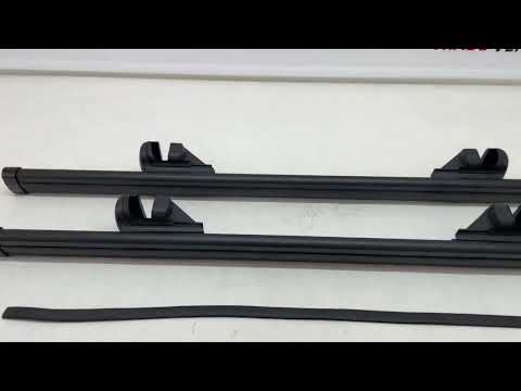 For Land Rover Discovery Sport L550 2015- Roof Rack Cross Bars Aluminium Black video