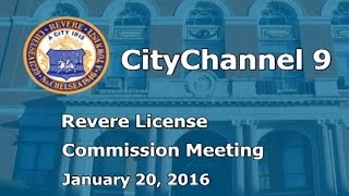 License Commission (01/20/16)