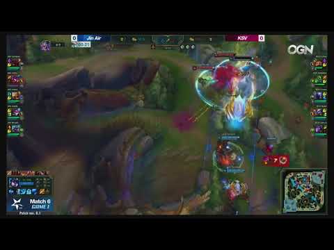JAG vs KSV Highlights Game 1 LCK Spring 2018 W1D3 JinAir Green Wings vs KSV eSports !
