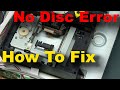 How To Fix CD Or DVD Player No Disc Error Won T Play Cd