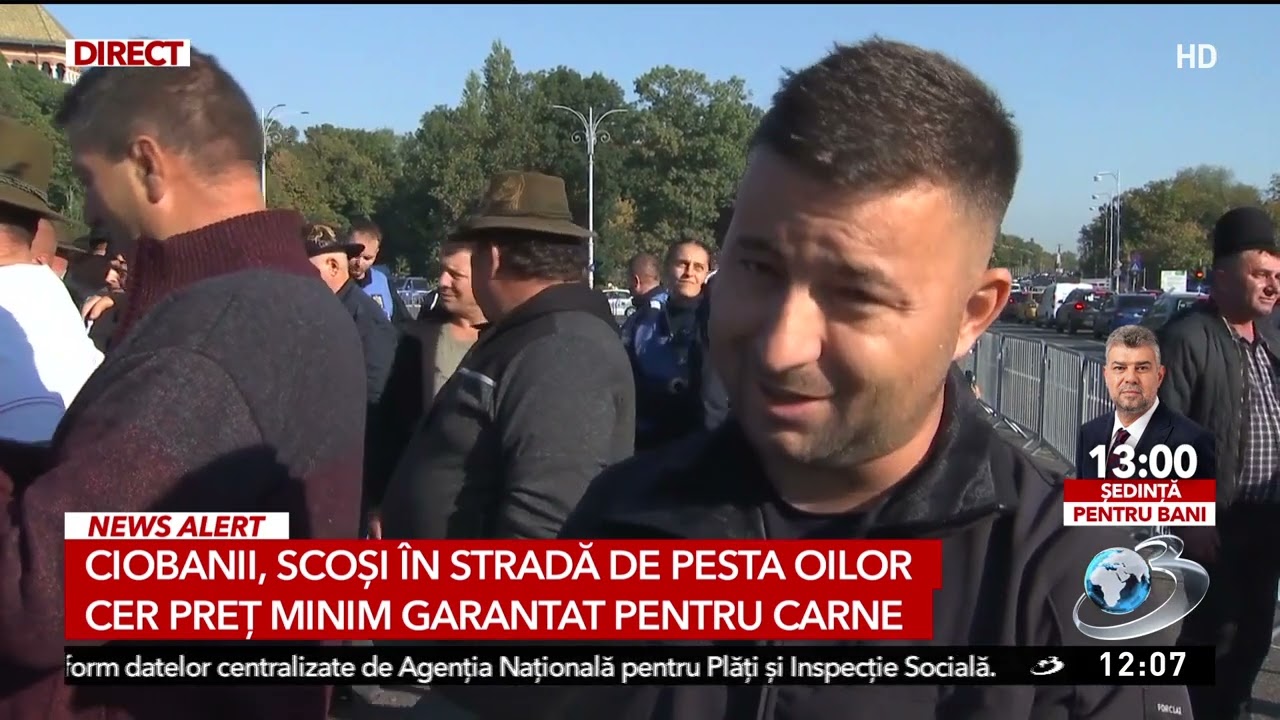 Sute de fermieri protestează la Guvern