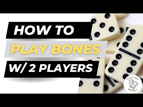 How to Play Dominoes with 2 players |Learn How to Play Dominoes for Beginners| Playing Bones
