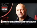 Dana White FULL SCRUM after canceling UFC 279 press conference | ESPN MMA