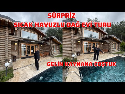 SICAK HAVUZLU DAĞ EVİ TURU❌BU EVİN İÇİNDEKİ TÜM EŞYALAR #ikea ❌KARAOKE PARTİSİNE HOŞGELDİNİZ❌#tatil 