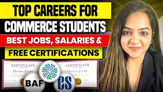 Top Commerce Careers (Without Maths) | With High Salary + Free Certifications