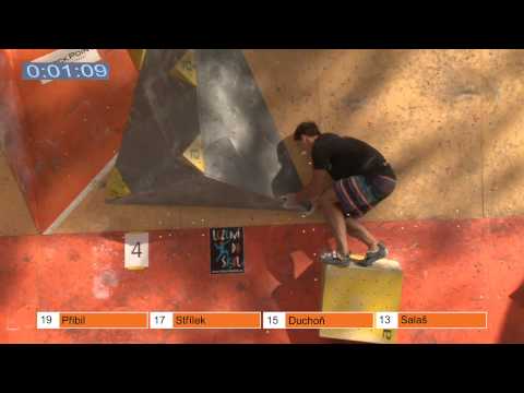 5. kolo Rock Point ČP v Boulderingu - Slaný - semifinále muži
