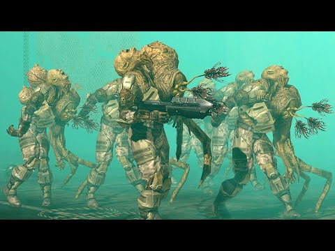 HALO 3 NPC Wars #11 (UNSC vs Flood)