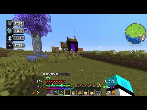 Sezon 12 Minecraft Modlu Survival Bölüm 18 - Tarla Yaptım ve Yeraltı Evi ile Birleştirdim