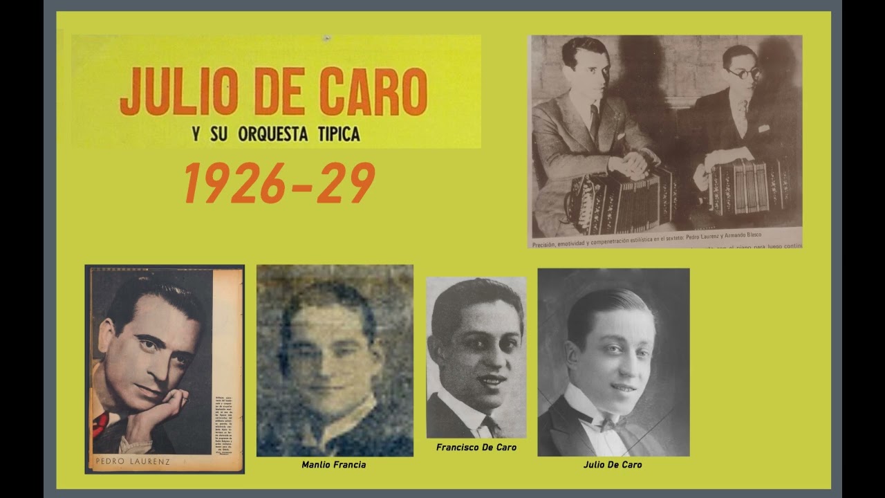 Orquesta Típica De Caro - antologia vol. 6 - Victor recordings 1926