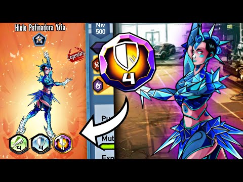 HIELO PATINADORA YRIA pero CON ESCUDO🔥 ¿LA MEJOR COMBINACIÓN? | Mutants Genetic Gladiators