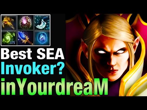 BEST INVOKER SEA? inyourdreaM 8000 MMR Plays Invoker - Dota 2