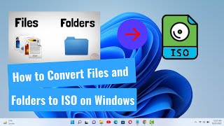 Download the video "How to Convert Files and Folders to ISO on Windows | files aur folder se iso file kaise banaye - iso"