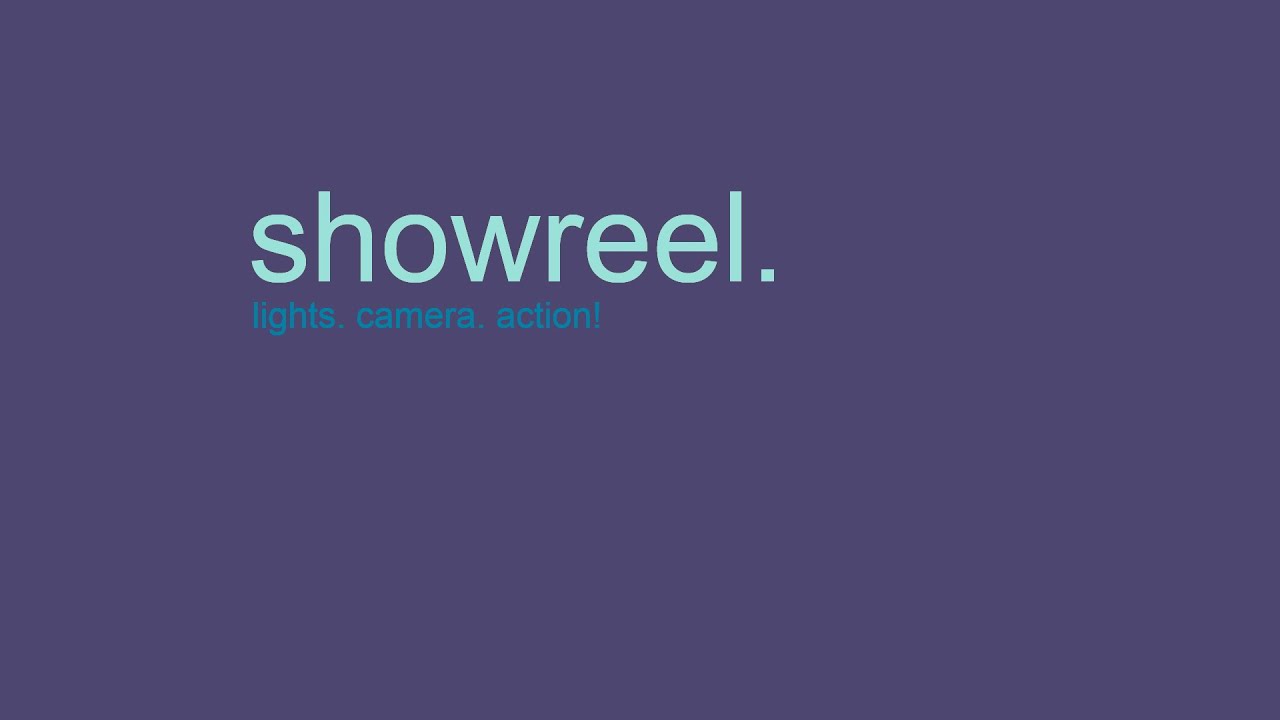 Showreel - 2022 - Graphic Design - ae
