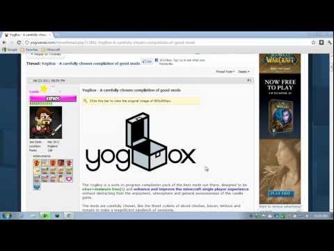 Minecraft Tutorial: YogBox by Yogscast (Part 1 - How to Install)