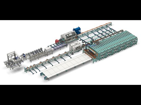 Kompakte Anlage zur BSP-Produktion für Holzbau Driendl