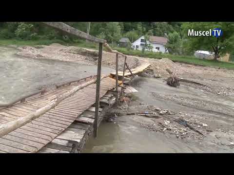 Jurnal MUSCEL TV 06.06.2022 Punte luată de ape la Bughea de Jos