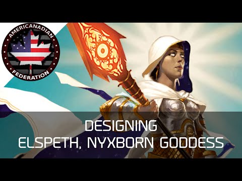 Designing Elspeth, Nyxborn Goddess - Custom Magic Card!