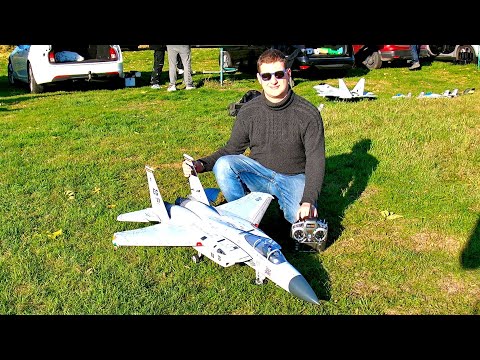 F-15 C EAGLE / RC SCALE MODEL ELECTRIC EDF JET FROM FREEWING / 2 FLIGHT DISPLAYS