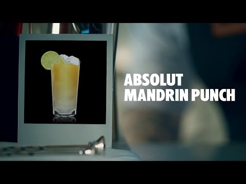 ABSOLUT MANDRIN PUNCH DRINK RECIPE - HOW TO MIX