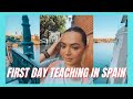 FIRST DAY TEACHING IN SPAIN - Auxiliar de Conversacion in Seville; Apartment Hunting in Triana