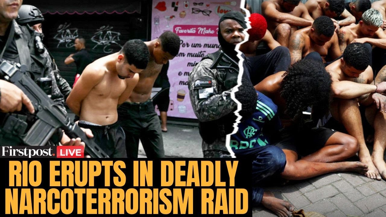 LIVE: Rio's Deadliest Police Raid Leaves 64 Dead Ahead of COP30 Events | Firstpost America | N18G