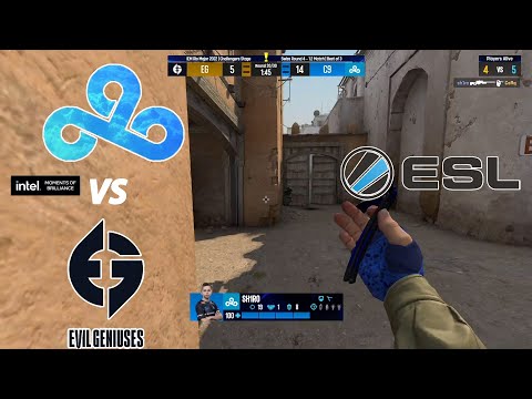 EG vs Cloud9 - HIGHLIGHTS - Map [DUST2] - IEM Rio 2022 - Challengers Stage