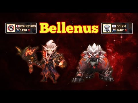 The Crazy Power of Bellenus (Fire Druid) in Special League - Summoners War