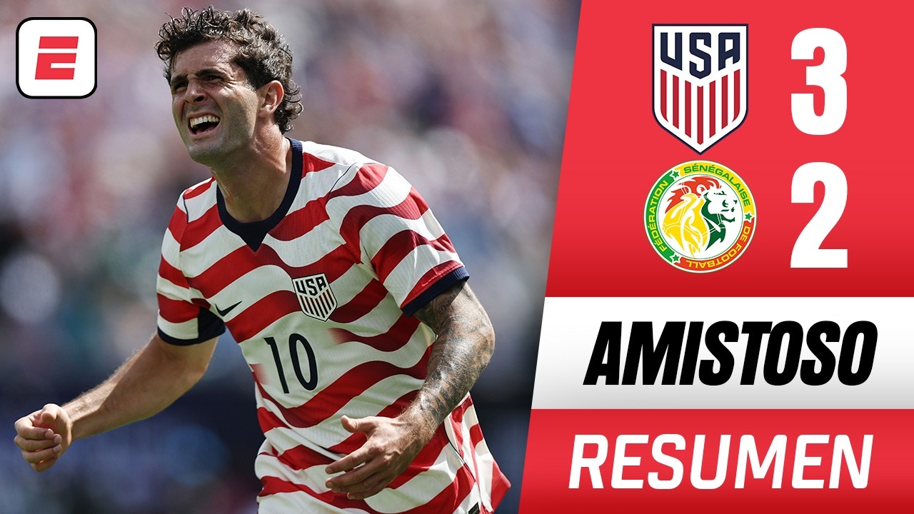 ESTADOS UNIDOS le ganó a SENEGAL en PENÚLTIMO partido antes del MUNDIAL | Resumen | Amistoso