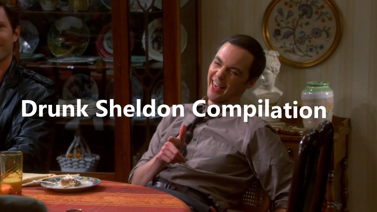 Sheldon Cooper being drunk for 11 minutes | The Big Bang Theory Edits| Drunk Sheldon||