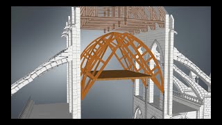 Medieval Cathedral Groin Vault Construction Sequence