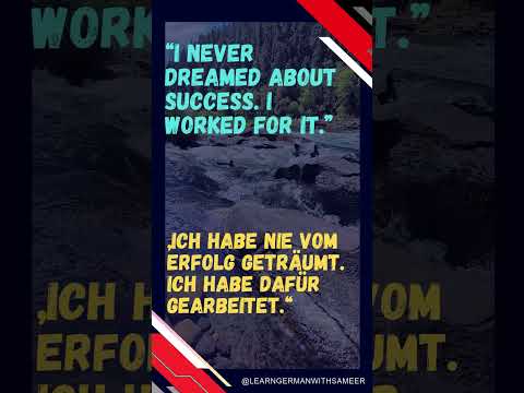 Learn German with Quotes ! #Quotes #German #learngermanwithsameer #language #lovegerman #learning