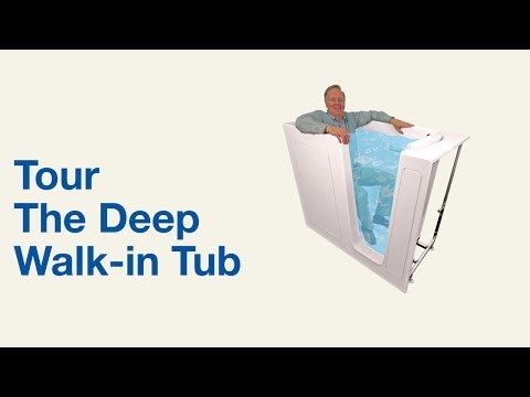 video:Deep Walk in Tub for Luxurious Bathing -  Bliss Tubs