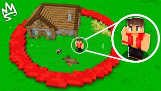 ماين كرافت ولكن ممنوع اطلع من الدائرة ⭕????! - Leave this Circle