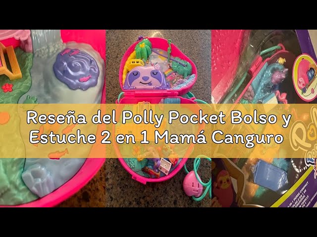 Vídeo relacionado con Polly Pocket Bolso y Estuche 2 en 1 Mamá Canguro y bebé Joey, con 2 muñecas, Mascotas y Accesorios, Juguete +4 años (Mattel HKV50)