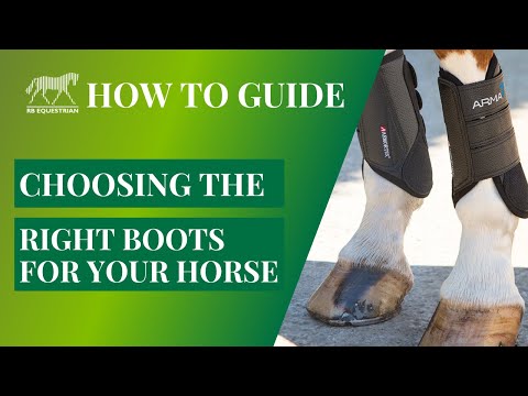 Choosing the right boots for your horse