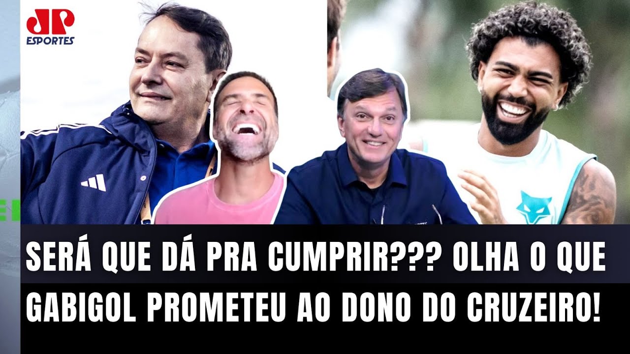 "O Gabigol PROMETEU ISSO ao dono do Cruzeiro? Então ele que..." Mauro Cezar REAGE a INFORMAÇÃO!