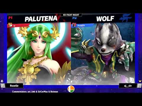 KOFN Qualifier 2 - aj__siv (Pichu/Palutena) vs Rozelle (Wolf)