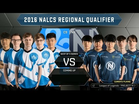 C9 vs NV Game 1 Highlights - 2016 NALCS REGIONAL QUALIFIERS DAY 2