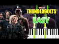 Thunderbolts New Avengers Easy Piano Tutorial
