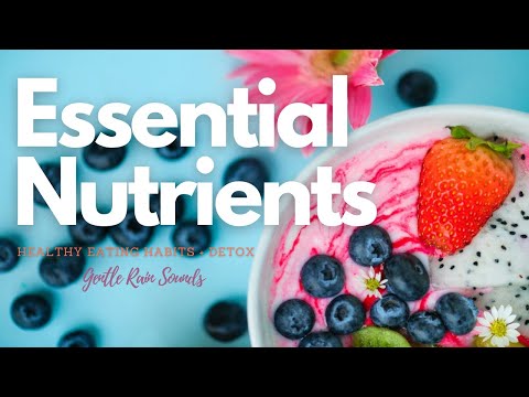 ❋ Powerful Cell Nutrition! ~ All Essential Nutrients + Astaxanthin + Detox ~ Gentle Rain Sounds