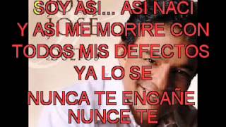 Jose Jose Soy asi con letra