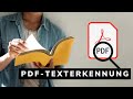PDF Texterkennung - Einfach, schnell, kostenlos 😍 Jedes PDF-Dokument lesbar machen
