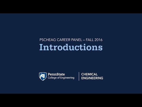 Career Panel 1 Introductions