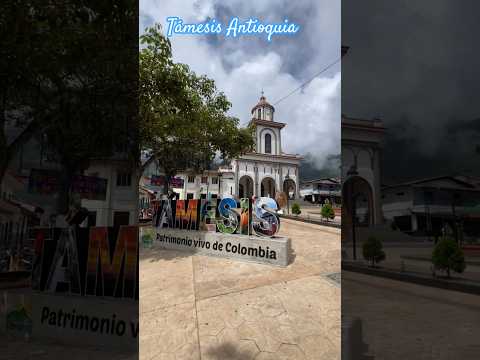 Támesis Antioquia vista de la iglesia San Antonio de Padua. #musica #romantico #vallenato #tamesis