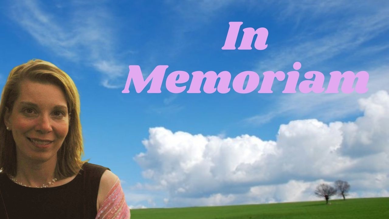 A Memoriam for my Wife.