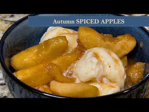 Autumn SPICED APPLES | Super Easy DESSERT RECIPE